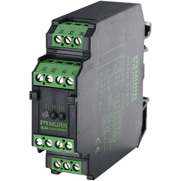 RM 122/24 OUTPUT RELAY, IN: 24 VDC - OUT: 250 VAC/DC / 5 A, 2 NO / 2-NC  - 22, 5 mm screw term., Murr Elektronik, Mfr#: 51300